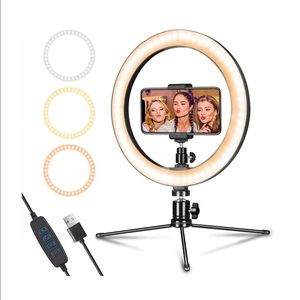Tripod and LED Ring Light 10" NEW